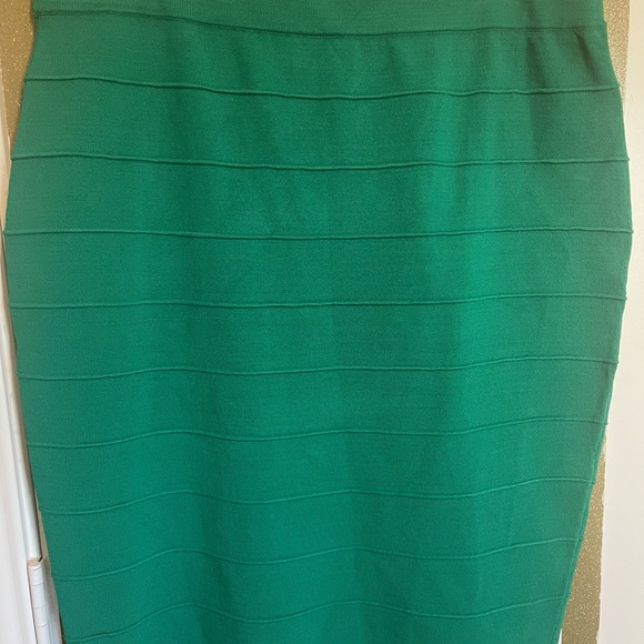 Say What? Green Bandage Skirt Size 2x - Picture 3 of 3